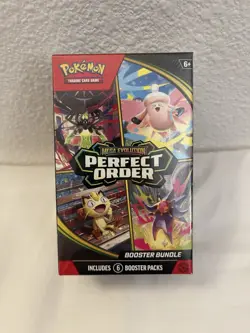 Pokemon TCG Mega Evolution—Perfect Order Booster Bundle Box 6 booster packs - Image 1