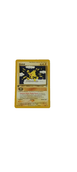 2000 Vintage Pokemon 1st Edition Neo Genesis Card 22 Elekid NM Condition - Image 5