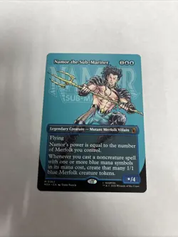 Namor The Sub Mariner Borderless Nonfoil Superhero’s Card #0362 MTG LP - Image 1
