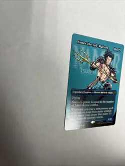 Namor The Sub Mariner Borderless Nonfoil Superhero’s Card #0362 MTG LP - Image 5