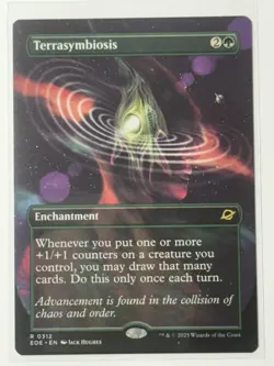 MTG Terrasymbiosis (Borderless) Rare Edge of Eternities 312 Magic the Gather NM - Image 1