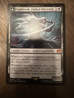 Sephiroth, Fabled SOLDIER : MTG / Final Fantasy / NM - Image 1