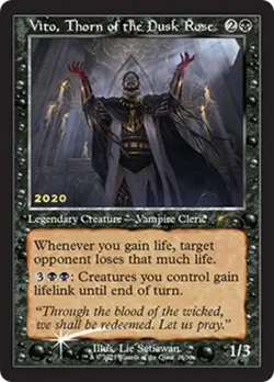 MTG English Vito, Thorn of the Dusk Rose NM Foil Promos: 30th Anniversary Promos - Image 1