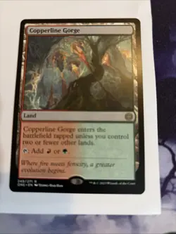 Copperline Gorge Bloomburrow NM Rare #249 MTG Magic - Image 1