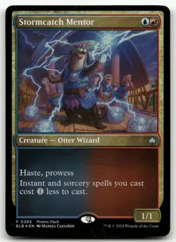 Stormcatch Mentor #385 (Foil) (NM) Bloomburrow PPBLB Magic MTG - Image 1