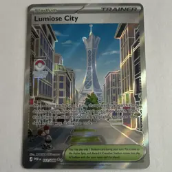 Pokemon TCG Pokemon Company Lumiose City 111/088 SV 151 Por Holo Hyper Rare 2023 - Image 1