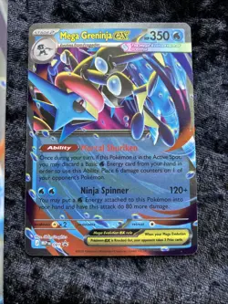 Mega Greninja Ex 081 Black Star Promo Pokemon TCG W/Tech Sticker &Jumbo Card - Image 3