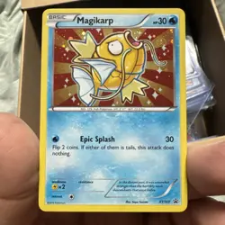 Pokemon TCG CARD Magikarp XY143 Basic Holo Black Star Promo Card XY LP-NM - Image 1