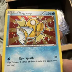 Pokemon TCG CARD Magikarp XY143 Basic Holo Black Star Promo Card XY LP-NM - Image 2
