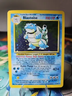 2000 Pokemon TCG Base Set 2 Blastoise 2/130 Holo Rare - Image 1