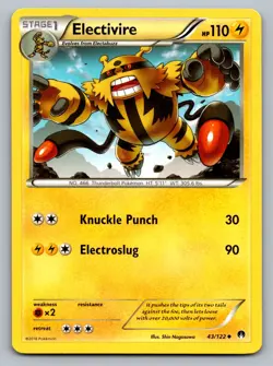 Pokemon TCG XY - BREAKpoint Electivire 43/122 - Image 1