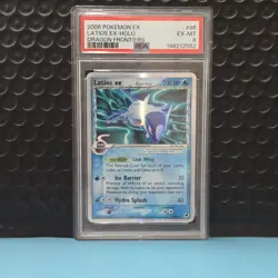 2006 POKEMON EX DRAGON FRONTIERS #96 LATIOS EX-HOLO PSA 6 - Image 1