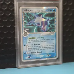 2006 POKEMON EX DRAGON FRONTIERS #96 LATIOS EX-HOLO PSA 6 - Image 2