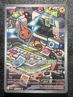 Rotom 197/182 Illustration Rare Pokemon Card NM - Image 1