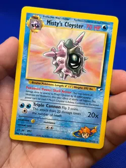 VTG 2000 Pokemon Gym Heroes Misty’s Cloyster 29/132 Regular Rare MP - Image 2