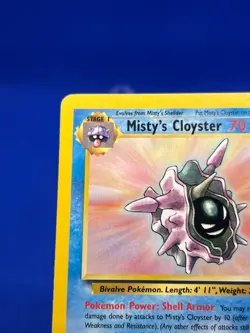 VTG 2000 Pokemon Gym Heroes Misty’s Cloyster 29/132 Regular Rare MP - Image 3