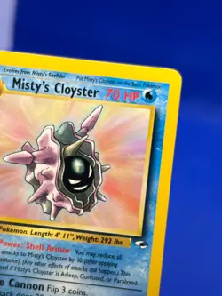 VTG 2000 Pokemon Gym Heroes Misty’s Cloyster 29/132 Regular Rare MP - Image 4