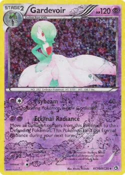 1x Gardevoir - RC10/RC25 - Uncommon Moderately Played Pokemon BW - Legendary Tre - Image 1