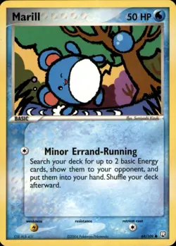 Marill 68/109 Common Team Rocket Returns Pokemon Lightly Played - Image 1