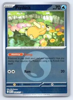 Pokemon Psyduck (Energy Symbol) Ascended Heroes ASC REVERSE HOLO C 039/217 NM - Image 1