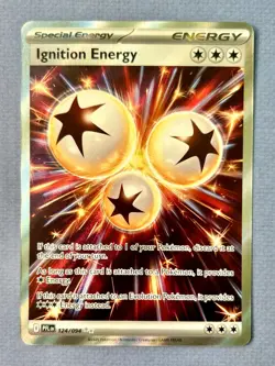 Ignition Energy 124/094 Ultra Rare ME02: Phantasmal Flames Pokemon TCG NM - Image 1