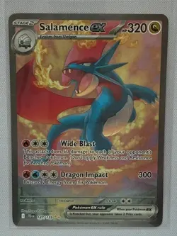 Pokemon TCG Salamence EX Journey Together Full Art 187/159 SIR - Image 1