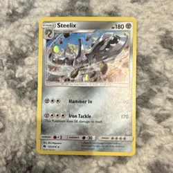 The Pokemon Company Steelix 125/214 SM Lost Thunder Holo Rare Eng - Image 1