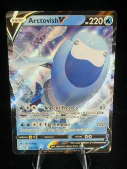 Pokemon Card Arctovish V 048/203 Evolving Skies - Image 1