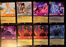 DISNEY LORCANA LOT OF 8 LEGENDARIES MIXED SETS NM - Image 1