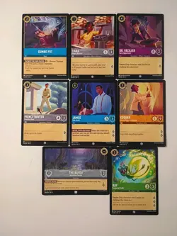 Disney Lorcana Rise Of The Floodborn The Princess And The Frog (8) Cards - Image 1