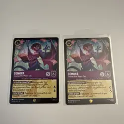 Disney Lorcana Whispers In The Well Demona Scourge of the Wyvern Clan Reg X 2 - Image 1