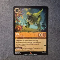 REX - Protective Dinosaur - Rare - Disney's Lorcana - #10/204 EN12 - Image 1