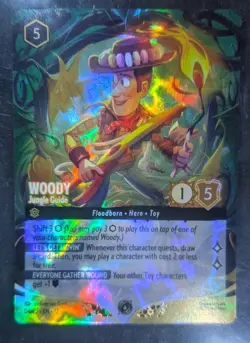 Woody - Jungle Guide (Store Championship) 54 Disney Lorcana Promo Cards Holo - Image 1