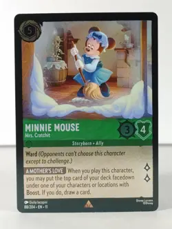 Minnie Mouse - Mrs. Cratchit - Rare/Foil - Winterspell #88 - LORCANA -T - Image 1