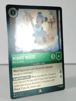 Minnie Mouse - Mrs. Cratchit - Rare/Foil - Winterspell #88 - LORCANA -T - Image 2