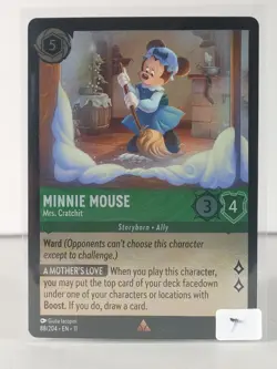 Minnie Mouse - Mrs. Cratchit - Rare/Foil - Winterspell #88 - LORCANA -T - Image 5
