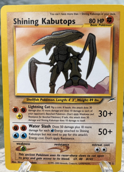 Shining Kabutops 108/105 Pokemon Neo Destiny Holo Vintage LP+/NM- - Image 2