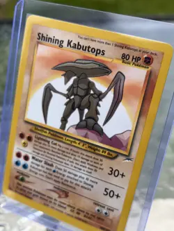Shining Kabutops 108/105 Pokemon Neo Destiny Holo Vintage LP+/NM- - Image 3