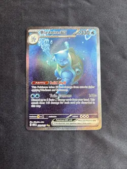 Pokemon TCG Blastoise EX Scarlet & Violet 151 - Image 1