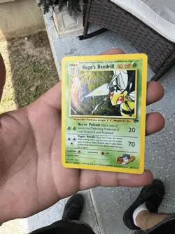Pokemon TCG Koga's Beedrill Gym Challenge Damaged Poor Condition - Image 2