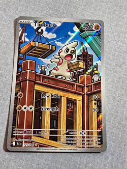 The Pokemon Company Pokemon TCG Timburr 125/086 Sv: Black Bolt Holo Eng 70 HP - Image 1
