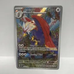 Pokemon Braviary 214/191 SV08 Surging Sparks Illustration Rare Full Art Holo EN - Image 1