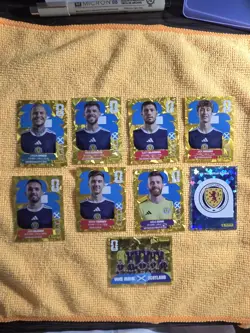 Gunn Dykes Hendry McGinn Tierney Panini FIFA World Cup 2026 9 Scotland Sticker - Image 1