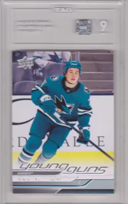 2024 UPPER DECK SERIES 2 MACKLIN CELEBRINI "YOUNG GUNS" RC #451 TAG 9 MINT ! - Image 1