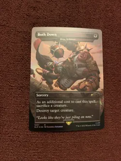 Both Down - Bone Splinters (Borderless) Secret Lair Drop Foil - Image 1