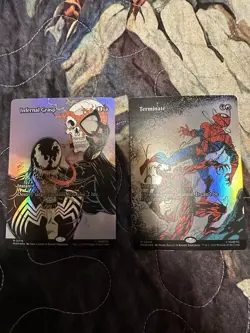 MTG Marvel Universe 2lot Infernal Grasp Borderless, Terminate Foil, M 0018 0040 - Image 4