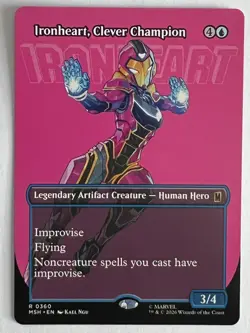 MTG - Marvel Super Heroes Ironheart, Clever Champion Logo Card 0360 Non-Foil - Image 1