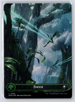 Forest (0266) (Borderless) #266 Edge of Eternities Foil Magic The Gathering MTG - Image 1