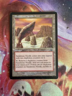 Sandstone Needle ~ Mercadian Masques [ Light Play ] [ Magic MTG ] - Image 1