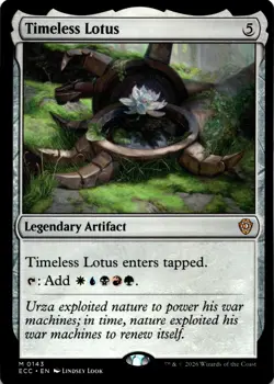 MTG Timeless Lotus NON FOIL NM M 143 Commander: Lorwyn Eclipsed - Image 1